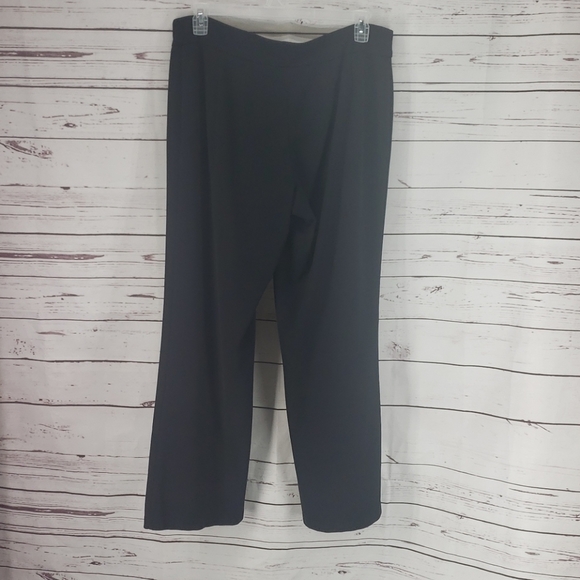 Lane Bryant pullon black trouser pants - Picture 5 of 8